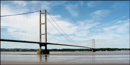 Humber Bridge from the South Shore