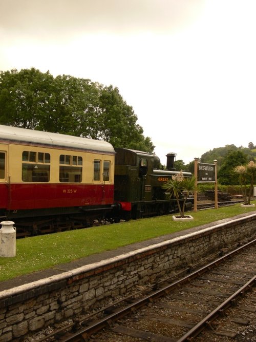 Steam railway, Buckfastleigh, Devon