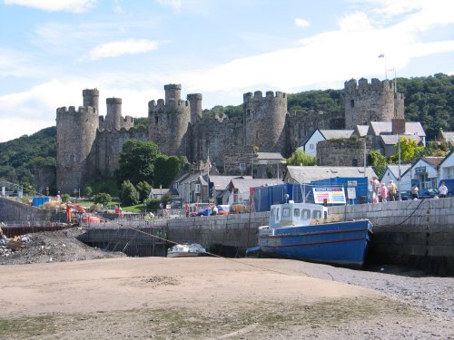Conwy Castle, Conwy, Gwynedd, Wales