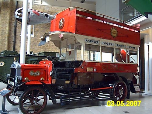 First world war bus.