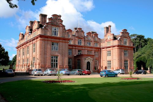 View of Broome Park Golf Club Mansion House in Canterbury, Kent