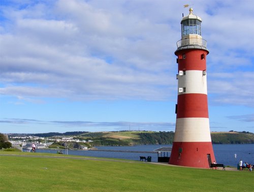 Smeaton's Tower on Plymouth Hoe, Devon