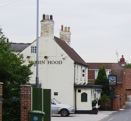 Robin Hood in Public House in Elkesley, Nottinghamshire
