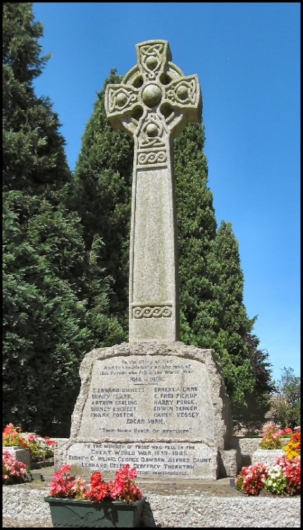 War Memorial, Alkborough, Lincolnshire