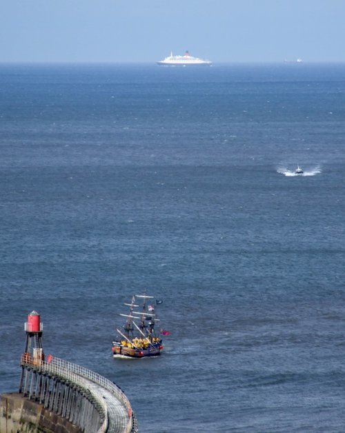 The QE2 at Whitby