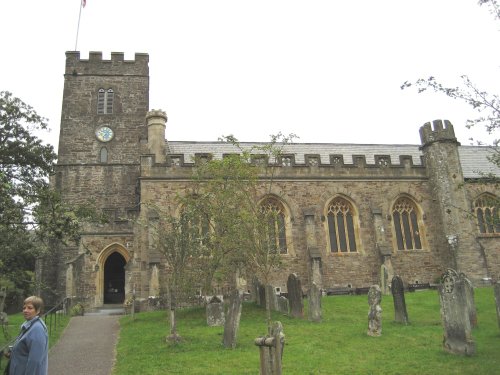 Village church. Dulverton, Somerset
