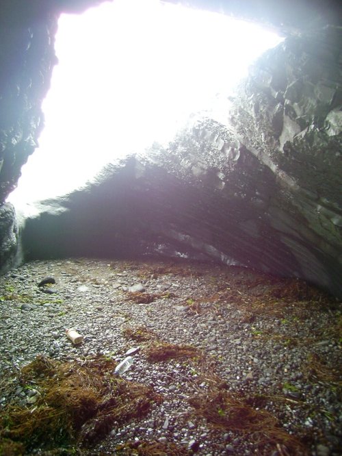 Clarach Bay Cave Interior
