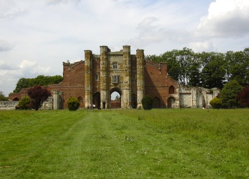Gatehouse from Thornton Abbey ruins, Lincolnshire