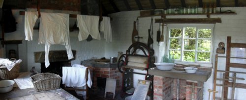 Washroom at Ryedale Folk Museum, Hutton-le-Hole, North Yorkshire