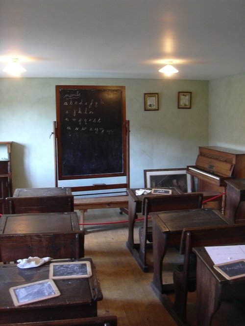 Schoolroom at Ryedale Folk Museum, Hutton-le-Hole, North Yorkshire
