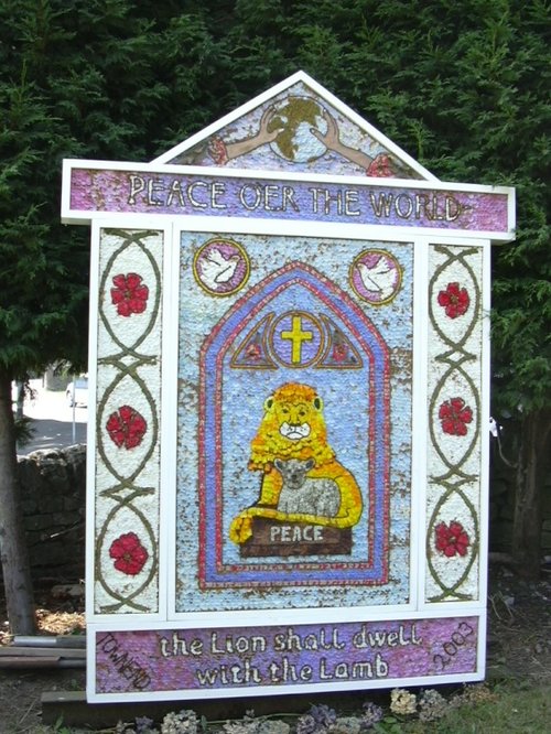 Well Dressing in Derbyshire