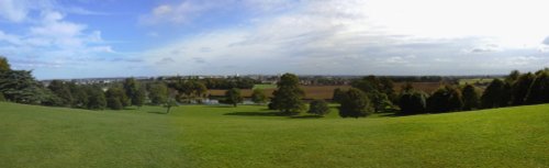 Panorama of Doncaster from Cusworth Hall, Doncaster, South Yorkshire