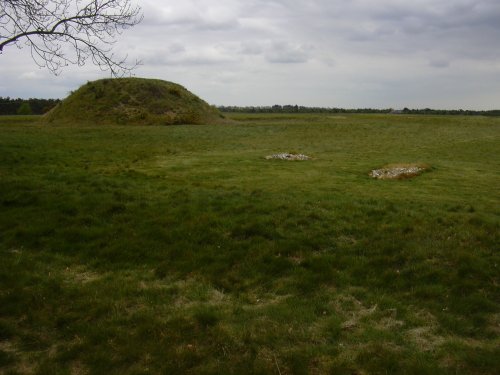 Burial mound with graves of a man & a horse, Sutton Hoo, Woodbridge, Suffolk