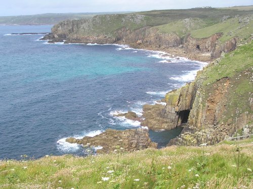 A view aross the bay between Land's End and Sennen Cove, Cornwall