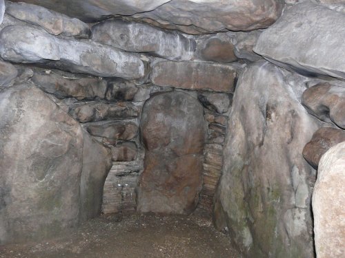 The Inside of West Kennet Long Barrow,  near Silbury Hill