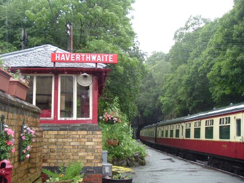 Steam Train, Haverthwaite, Cumbria