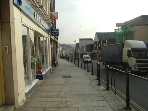 Street in Penzance, Cornwall