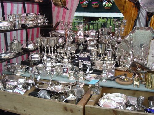 A stall in Portobello road, London