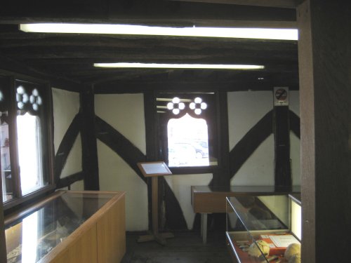 Interior of King John's Hunting Lodge, Axbridge, Somerset