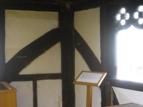 Interior of King John's Hunting Lodge, Axbridge, Somerset