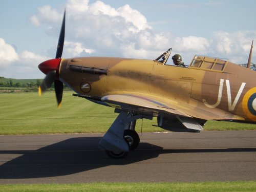 Hawker Hurricane at the Duxford Air Show, Cambridgeshire