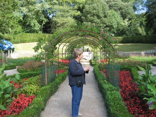 Small garden at Tyntesfield, Wraxall, Somerset