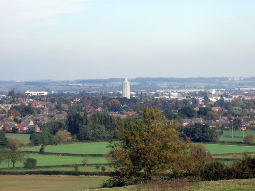 Loughborough from the Outwoods, Leicestershire