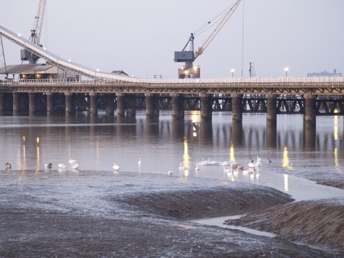 Dusk at New Holland Pier, Lincolnshire