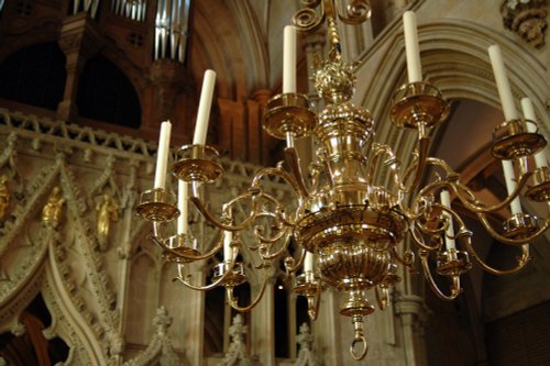 Chandelier in Southwell Minster