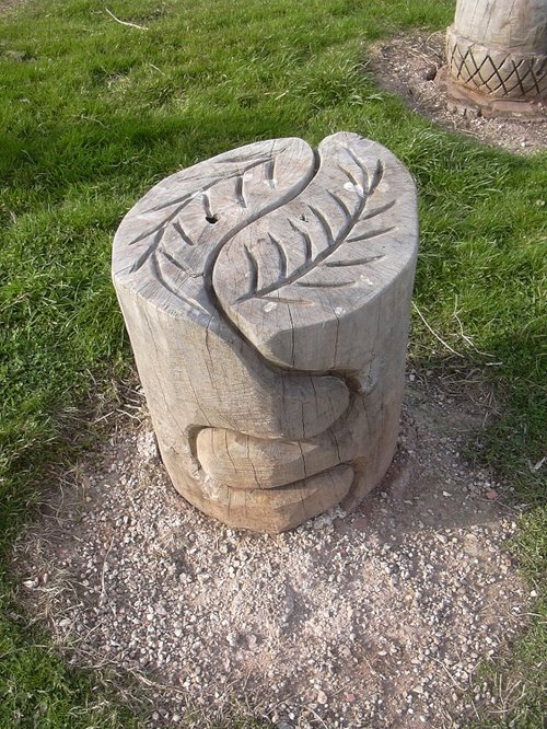 Brodsworth Community Woodland sculpture, South Yorkshire
