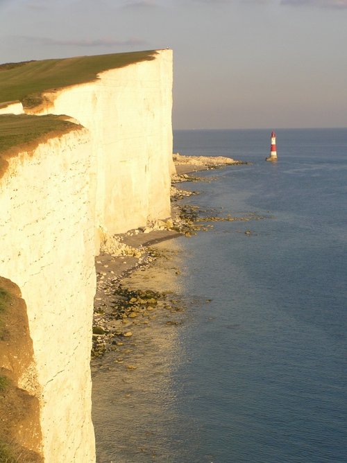 Beachy Head as the sun goes down