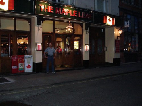 The Maple Leaf Tavern, Covent Garden, London