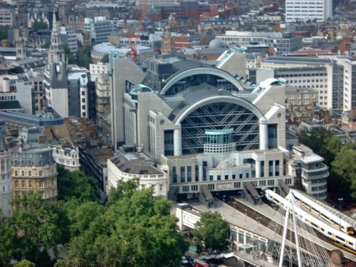 Charing Cross Station From the London Eye