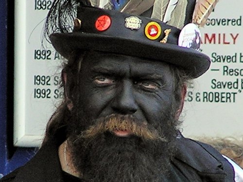 Morris Dancer at the wish tower Eastbourne