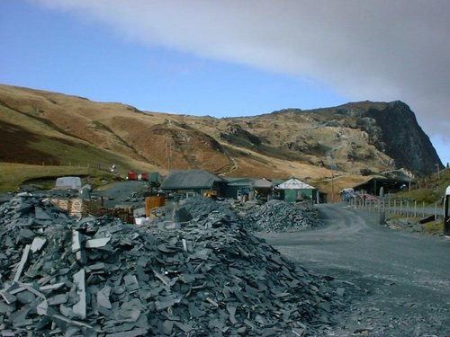 Old slate mine, Honnister pass, Cumbria