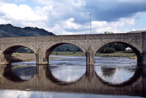 Bridge over River Wye at Builth Wells