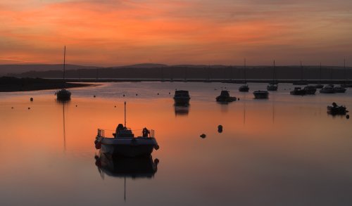 Sunrise at Keyhaven, Hampshire