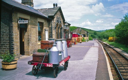 Station on the Keighley & Worth Valley Railway