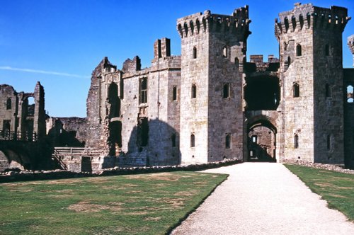 Entrance to Raglan Castle