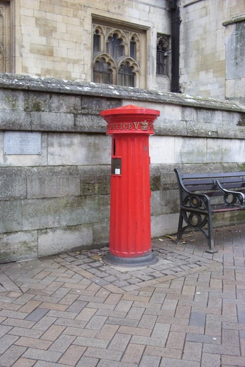 Victorian Fluted Pillar Box 1856