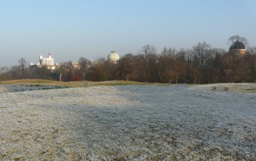 The Royal Observatory in Winter