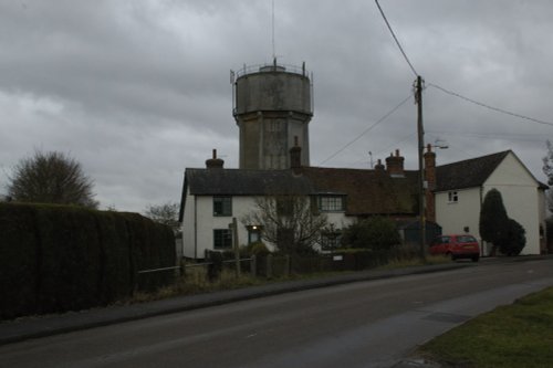 Cottage and water tower