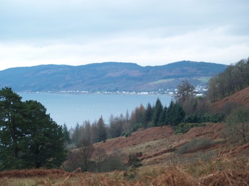 Tighnabruaich viewed across the Kyles of Bute
