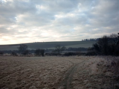 Farmland around Great Wishford, Wiltshire