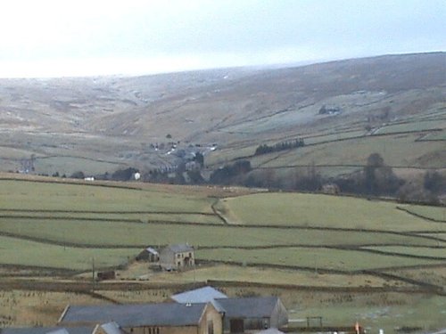 Cowshill from Burnhope Resevoir