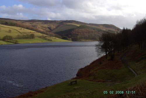 The views overlooking Derwent reservoir, Castleton, Derbyshire