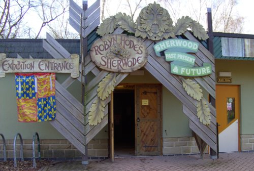 Visitor Centre at Sherwood Forest, Mansfield, Nottinghamshire