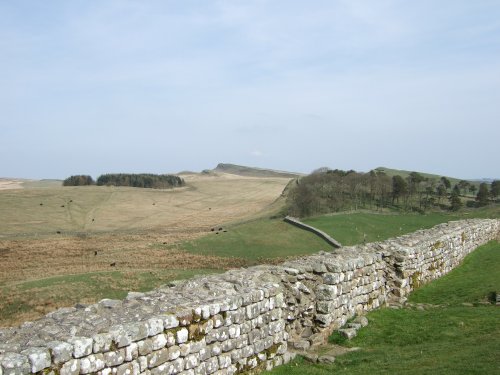 Hadrian's Wall at Housesteads, Northumberland