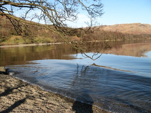 Ullswater on a bright February afternoon.