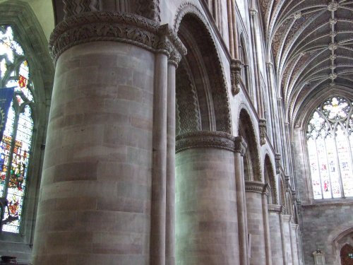 Interior Hereford Cathedral, Herefordshire